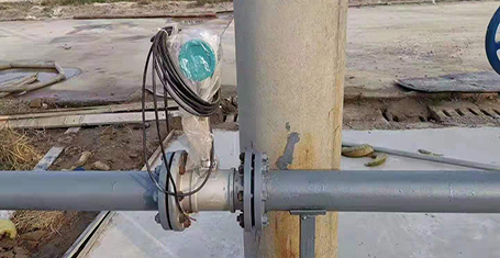 化工廠渦街流量計，安裝調(diào)試完畢-艾絲特儀表